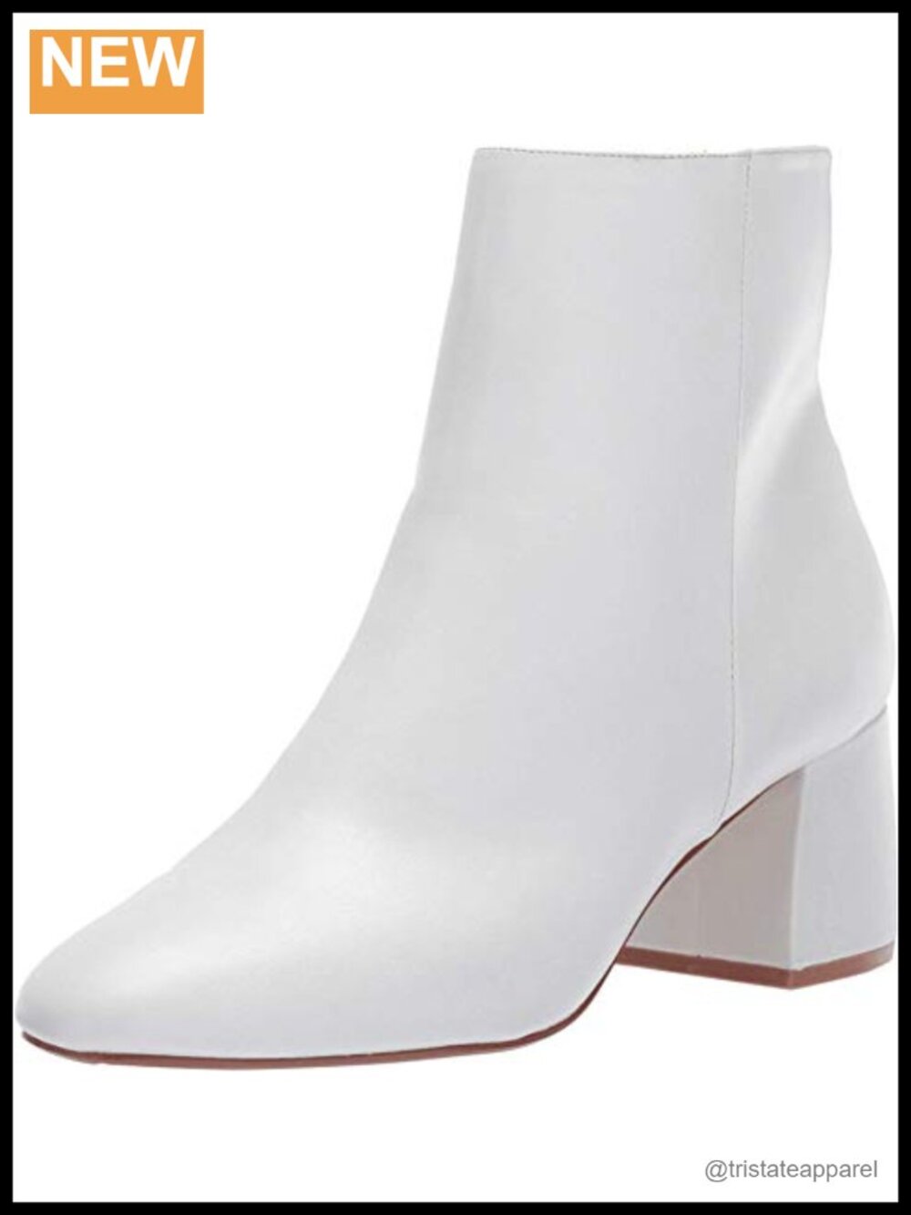Chinese Laundry Davinna Ankle Boots Block Heel Faux Leather Zip